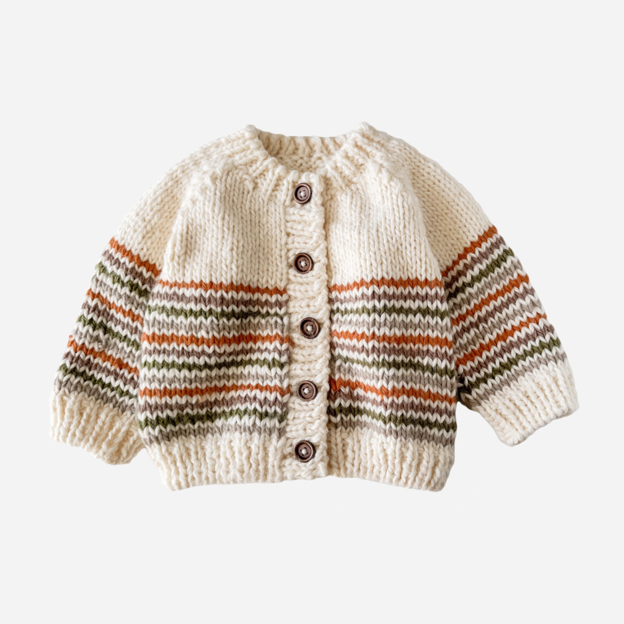 Woodland Stripe Cardigan Baby & Kids Sweater School Fall – The