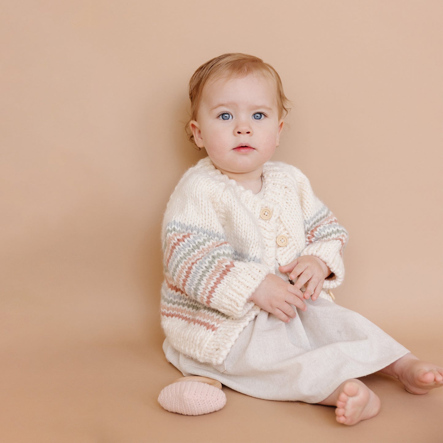 Stripe Cardigan, Pastel