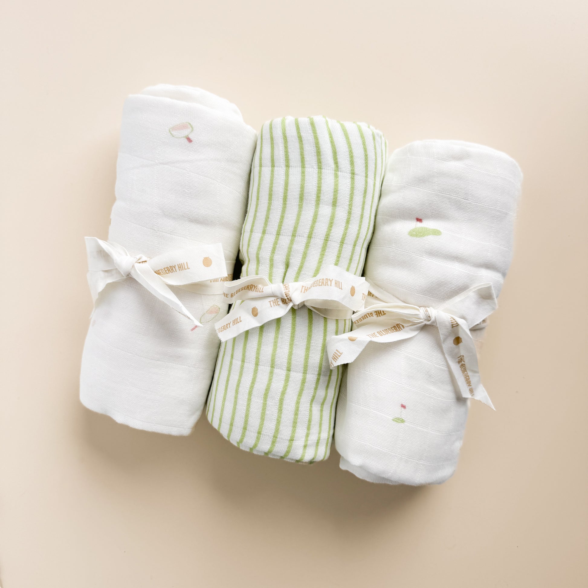 summer infant swaddleme organic Golf Pickleball Stripe Swaddle Newborn Organic Cotton Infant Summer Blanket