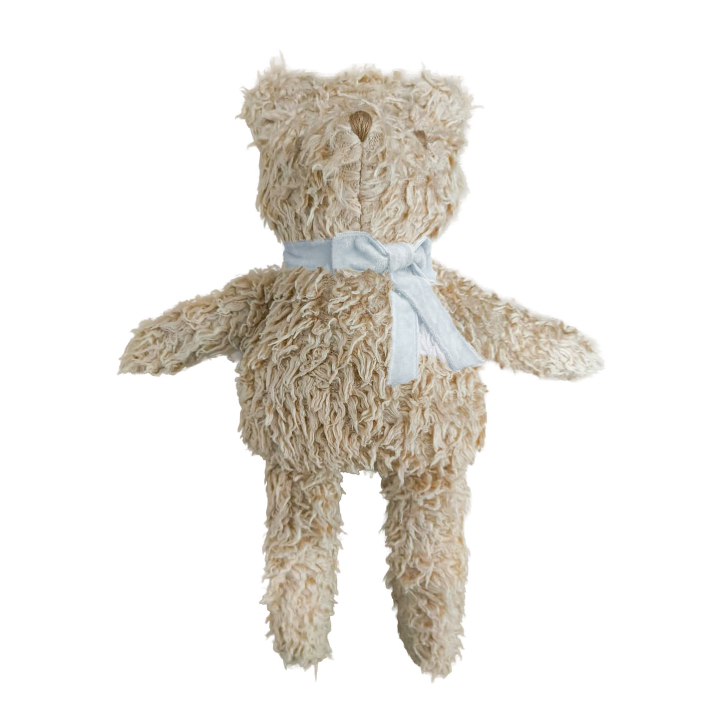 Harper Bear Plush Toy - Blue Bow