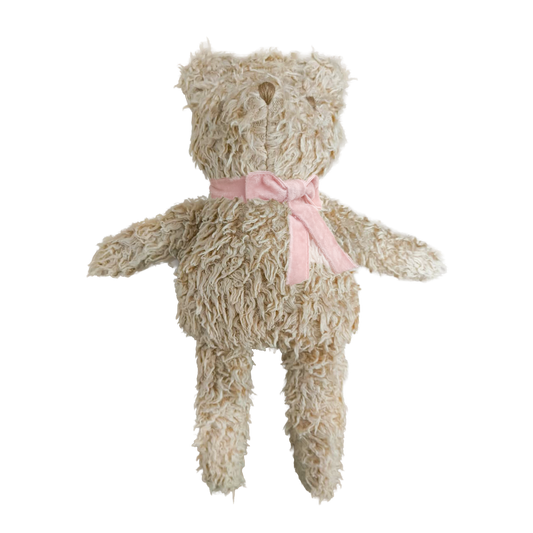 Harper Bear Plush Toy - Pink Bow