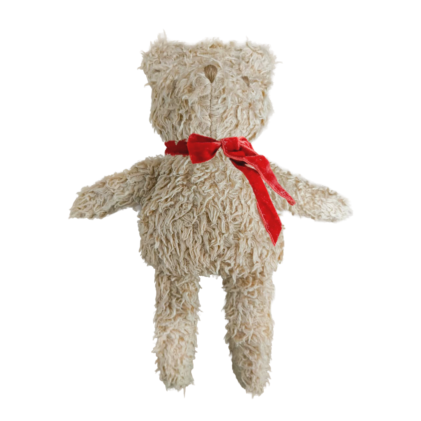 Harper Bear Plush Toy - Red Bow