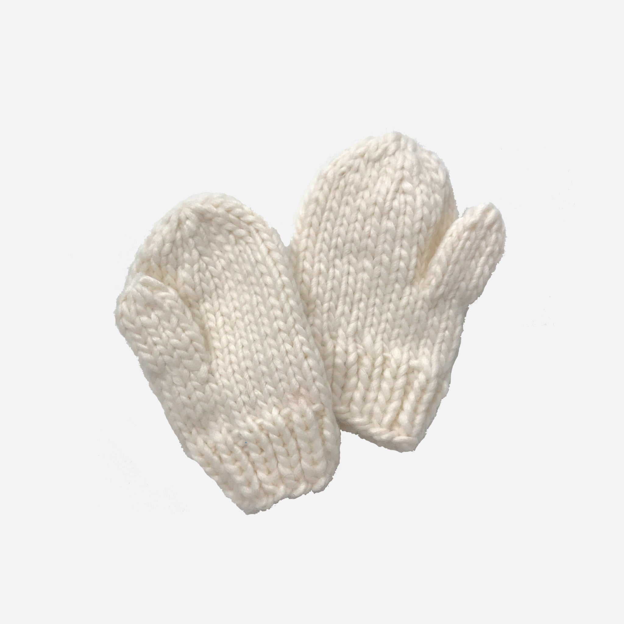 Classic Mittens - Cream