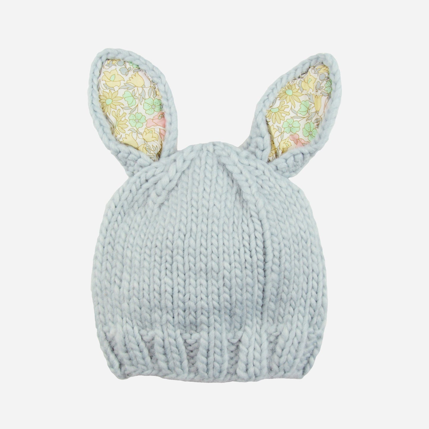 Liberty Bunny Hand-Knit Hat, Poppy Daisy