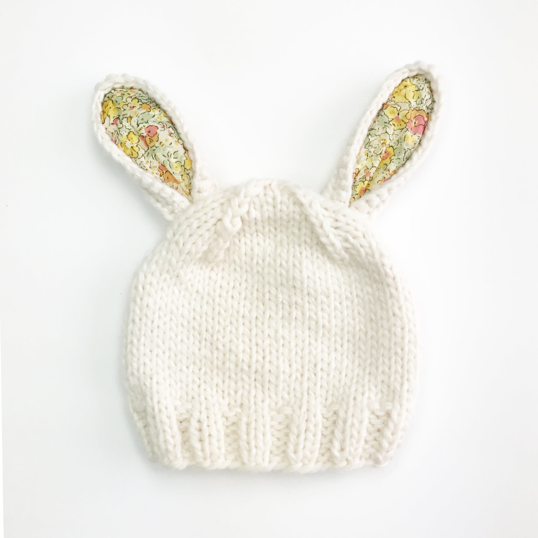 Liberty Bunny Hand-Knit Hat - Claire Aude