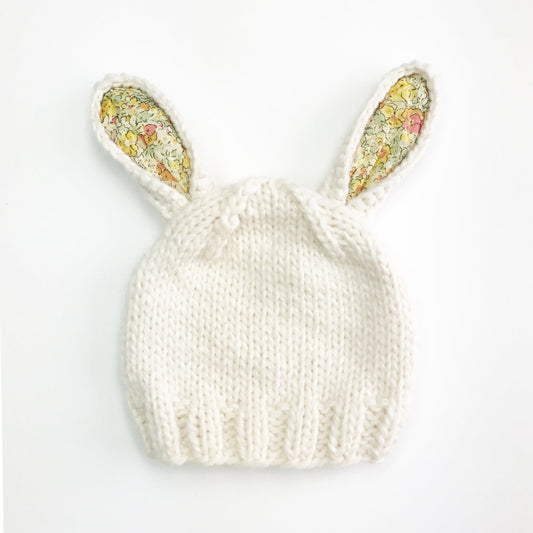 Liberty Bunny Hand-Knit Hat, Claire Aude