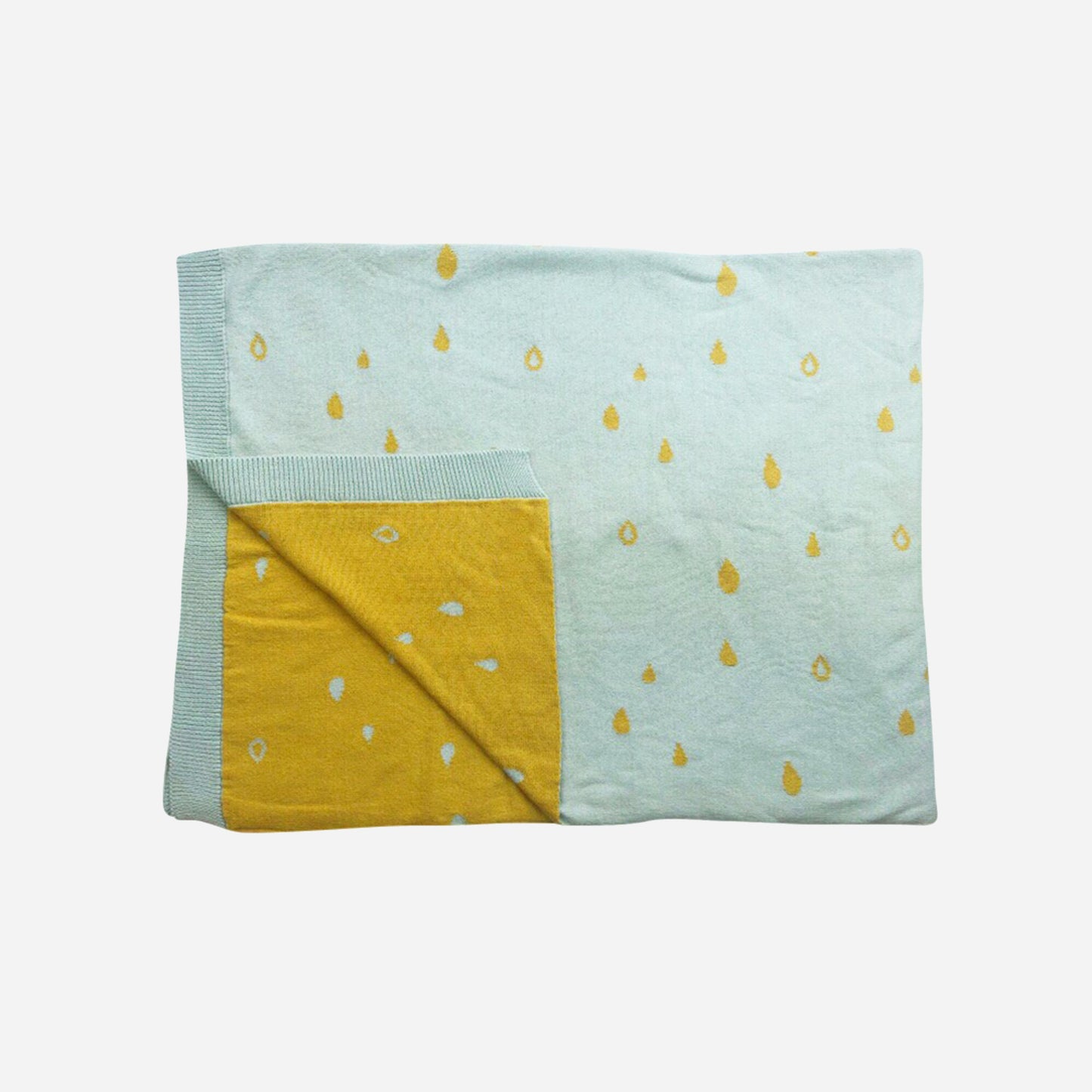 Organic Cotton Blanket Raindrop