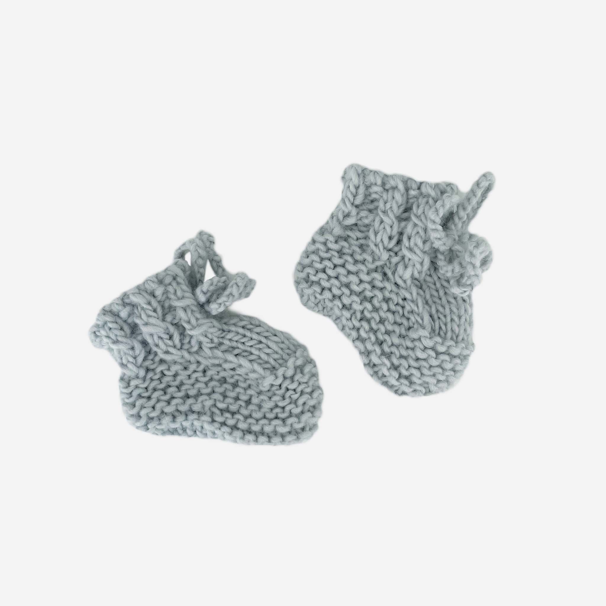 Grey clearance baby booties