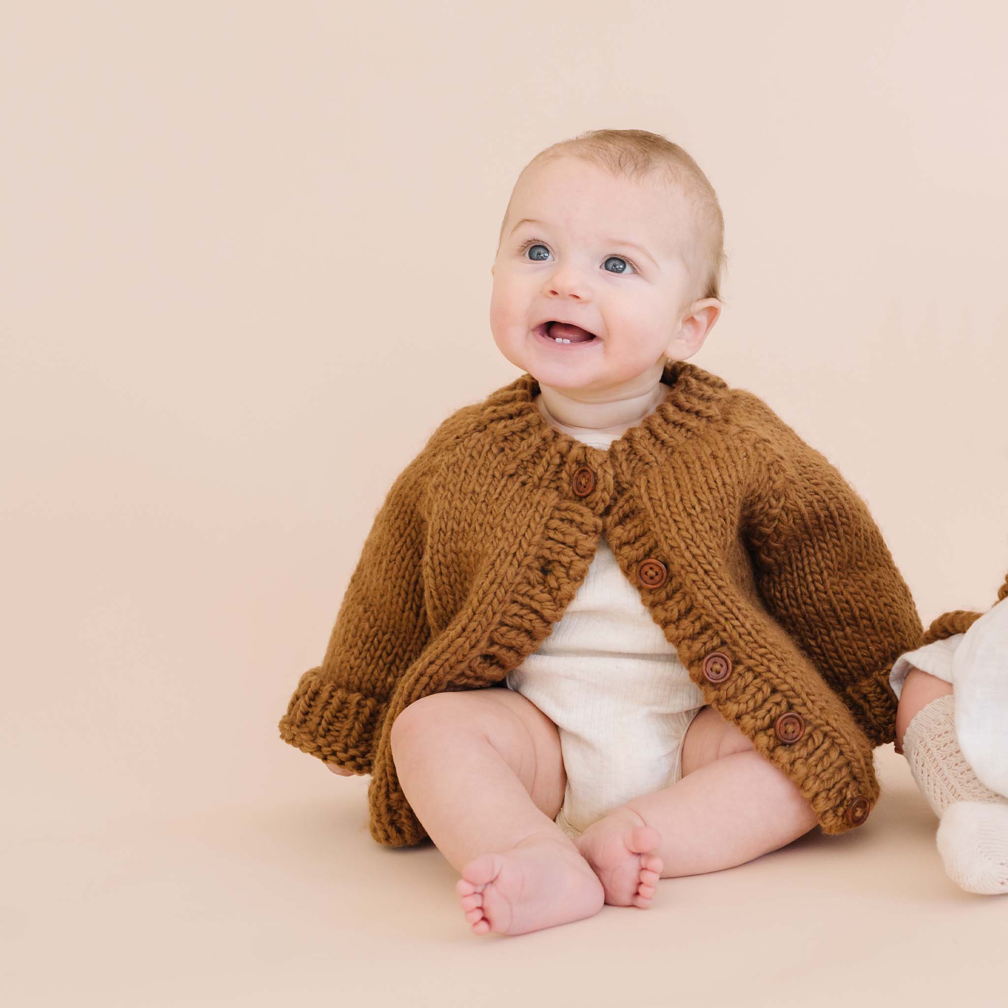 Handknit sale baby cardigans