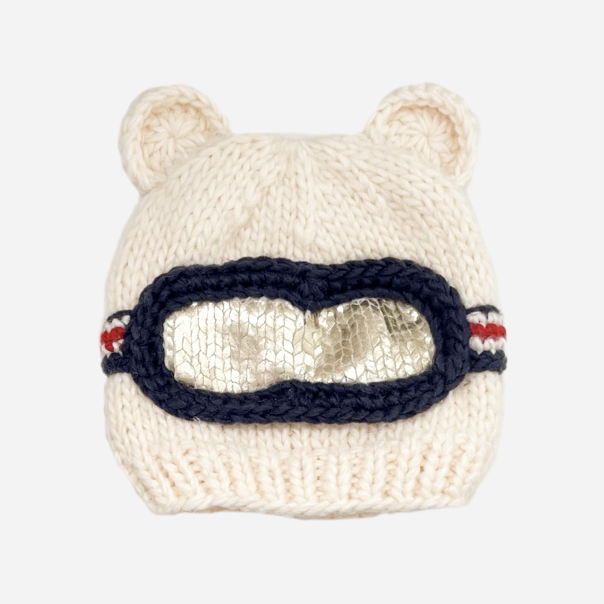 Adorable Baby Bear Ski Goggle Hat: Handcrafted Warmth and Fun for ...