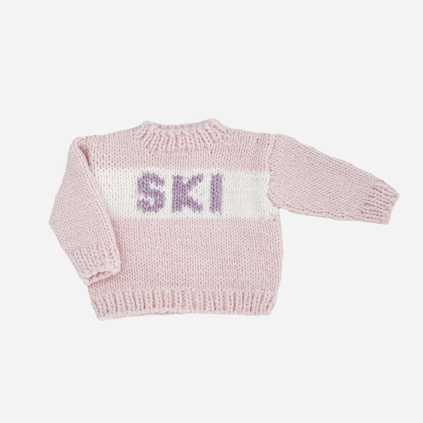 Ski Sweater, Baby Pink